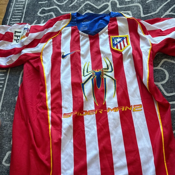 Fernando Torres Atletico Madrid Jersey XL Spider Man 2 SpiderMan - Picture 1 of 2